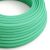  Shiny aqua green textile cable - The original creative cables - RH69 round 2x0.75mm / 3x0.75mm