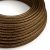  Shiny Espresso Brown Shiny Textile Cable - The Original Creative Cables - RL13 Round 2x0.75mm / 3x0.75mm