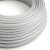  Shiny silver textile cable - The original creative cables - RM02 round 2x0.75mm / 3x0.75mm