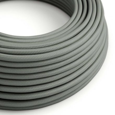  Shiny smoky gray textile cable - The original creative cables - RM03 round 2x0.75mm / 3x0.75mm