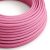  Bright pink fuchsia textile cable - The original creative cables - RM08 round 2x0.75mm / 3x0.75mm