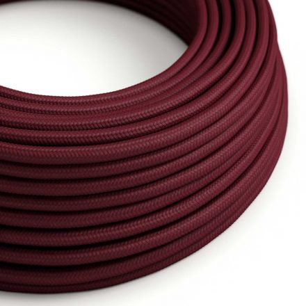  Bright bordeaux textile cable - The original creative cables - RM19 round 2x0.75mm / 3x0.75mm