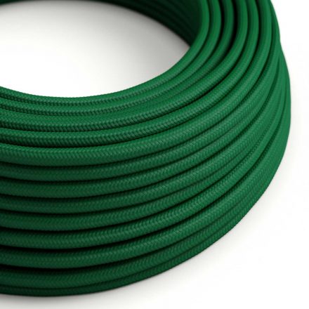  Bright forest green textile cable - The original creative cables - RM21 round 2x0.75mm / 3x0.75mm