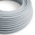  Shiny Light Blue Gray Textile Cable - The Original Creative Cables - RM30 Round 2x0.75mm / 3x0.75mm