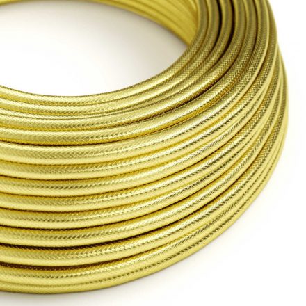  Brass Color Copper Clad Electrical Cable - The Original Creative Cables - RR13 Round 3x0.75mm