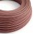  Cotton Marsala textile cable - The original creative cables - RX11 round 2x0.75mm / 3x0.75mm