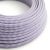  Bright lavender and optical white textile cable Zig-Zag - The original creative cables - RZ07 round 2x0.75mm / 3x0.75mm