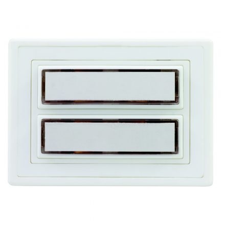  Doorbell push button with nameplate 2 with white lighting 0083620102