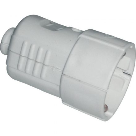  Grounded swing socket (plastic) middle ex., white 0201H