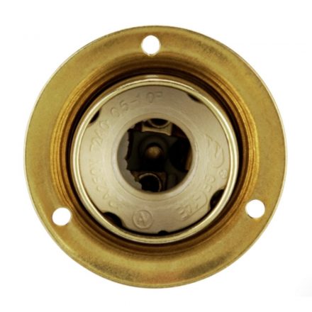  Socket E14, chandelier socket with ring, metal blister 0503080555