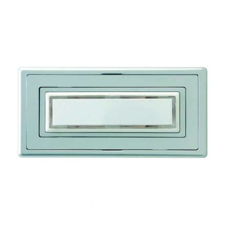  Doorbell push button with nameplate 1 with silver lighting 0504330555