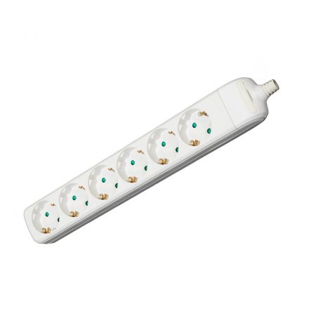  Desktop distributor 6, without cable, white 0543H