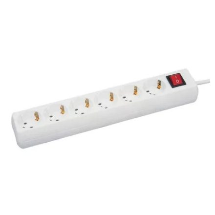  Desktop distributor with switch 3, 1.4m, 3x1.5, white 12351