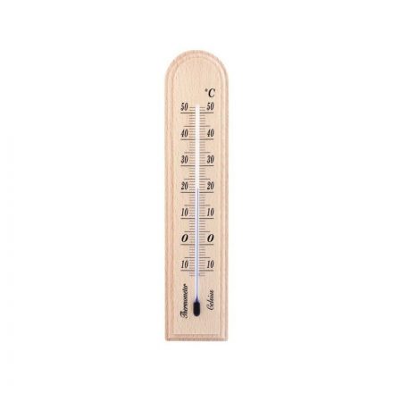  Thermometer indoor wood 40x150mm natural 3000020 3000020