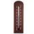  Thermometer indoor wood 40x150mm mahogany 3000075