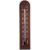  Thermometer indoor wood 42x205mm mahogany 3000242