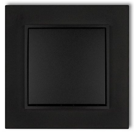  MINI single-pole switch with frame matt black 4128H