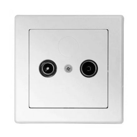  JUPITER TV pass-through socket white 4151H