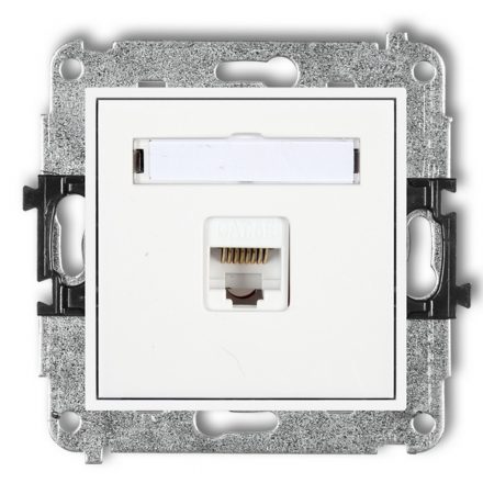  MINI computer socket Cat6 without frame, white 4155H