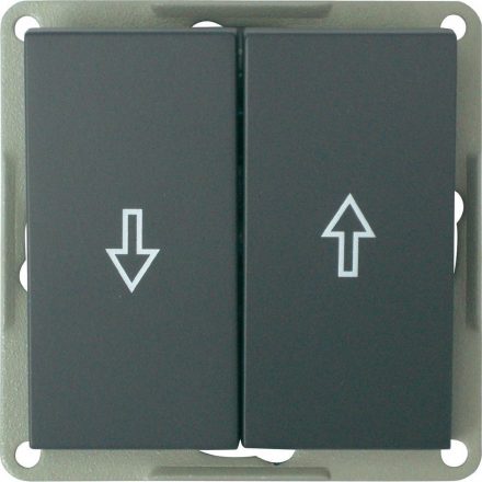  MODUL shutter switch insert, recessed, black 4726H