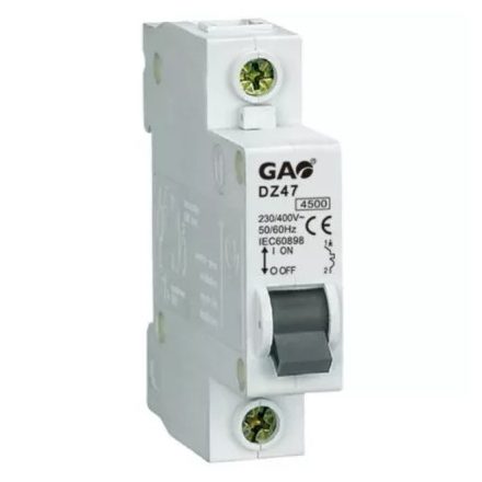  Circuit breaker 1P 10A B, 6000A, white 5902H