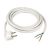  Connection cable with grounded plug, 3m, 3x1.5, white, H05VV-F 77333