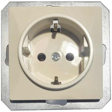  OPAL plug, single, without frame, grounded, beige 8724H