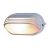  Boat light, oval, semi-covered, with aluminum grid 60W, white 90056