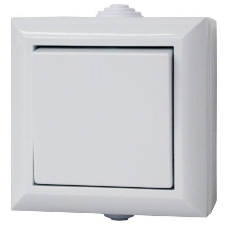  BUSINESS LINE IP54 cross switch, outside the wall, white 9562H