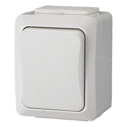  IT WATER 2-pole switch, off-wall, cream, IP54 9857H