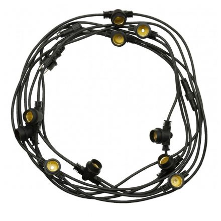  String of lights - series of sockets 10 x E27, 5m WOJ16821