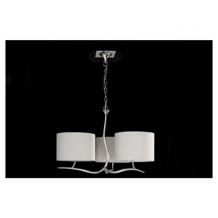  Mantra Eve 1131 Chandeliers for Living Room Chrome Metal