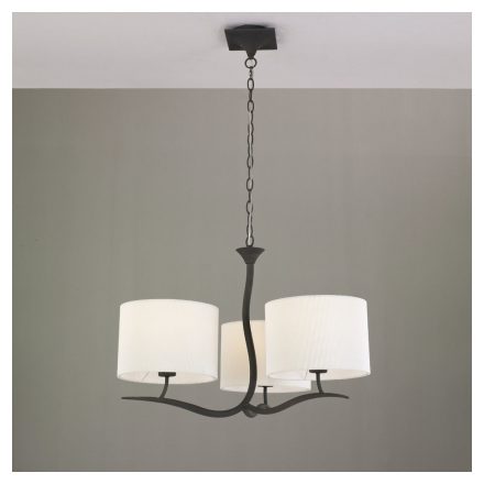  Mantra Eve 1151 Chandeliers for Living Room Anthracite Metal