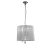  Mantra Tiffany 3860 Chandeliers for Living Room Chrome Metal