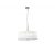  Mantra Loewe Cromo 4639 Chandeliers for Living Room Chrome White Metal Textile