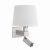  Mantra Bahia 5234 Wall Reading Lamp Satin Nickel Led