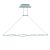  Mantra Sahara Plata 5815 Led Pendant Silver