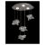  Mantra Nido 5903 ceiling lamp nickel chrome acrylic