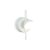  Mantra Adn White 6266 Wall Lamp White White Aluminum Acrylic