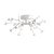  Mantra Adn White 6415 Ceiling Lamp White White Aluminum Acrylic