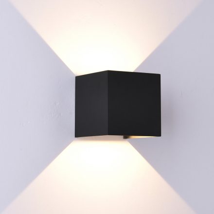  Mantra Davos 6524 Outdoor Wall Lamp Black Led