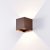  Mantra Davos 6527 Outdoor Wall Lamp Rust Brown Led