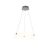  Mantra Infinity Line 6608 Modern Pendant Chrome White Metal Acrylic