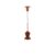 Mantra SONATA 6698 modern pendant red copper red copper metal glass