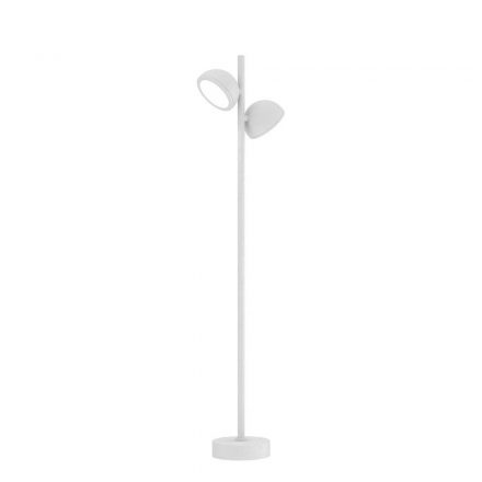  Mantra Everest 6742 Outdoor Floor Lamp White Aluminum Glass