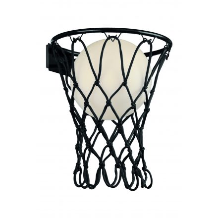  Mantra Basketball 7243 Children's Wall Lamp Black Metal Rope