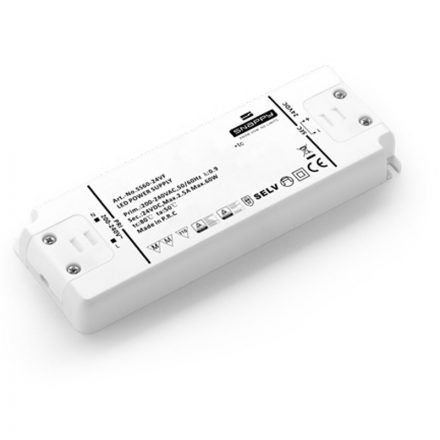 MANTRA-7377 TIRAS LED STRIPS TEK DRIVER SLIM CONST.VOLT.IP20 24VDC  60W