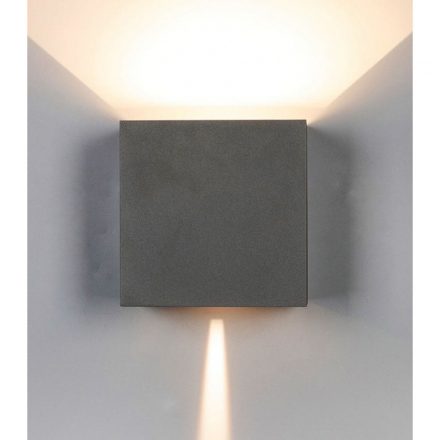  Mantra Davos Xl 7435 Outdoor Wall Lamp Dark Gray Led