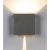  Mantra Davos Xl 7435 Outdoor Wall Lamp Dark Gray Led