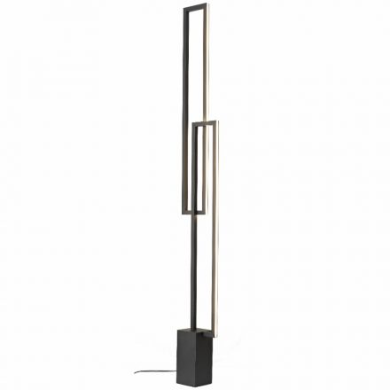  Mantra Mural 7465 Floor Lamp Black Led